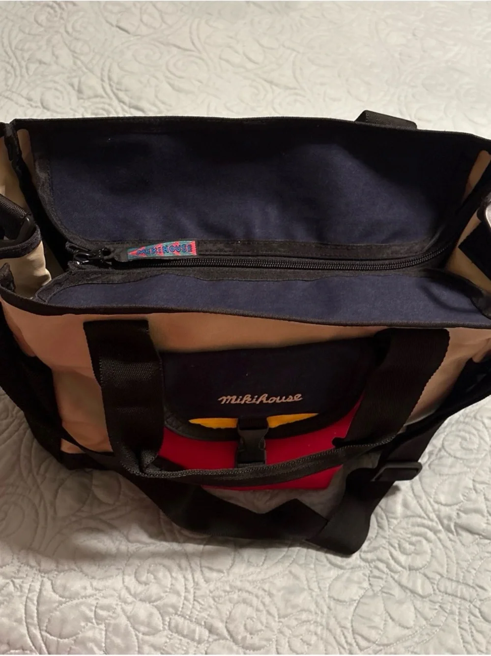MikiHouse vintage Canvas Messenger Bag